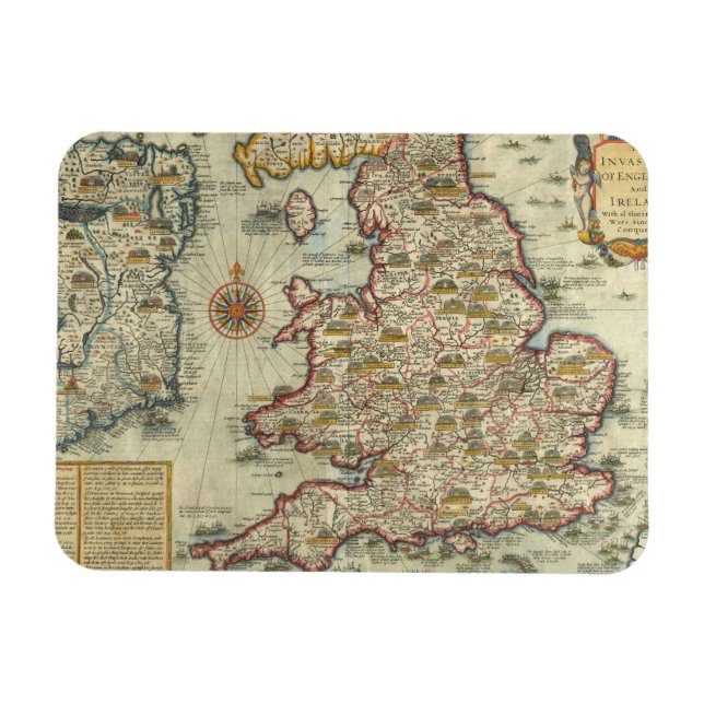 Imán Las invasiones de Inglaterra e Irlanda (Horizontal)