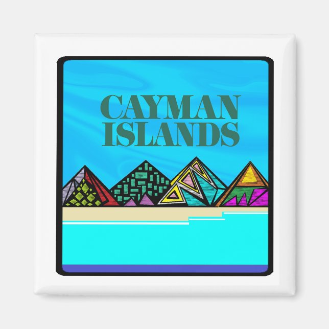 Imán Las islas aman Caimán (Frente)