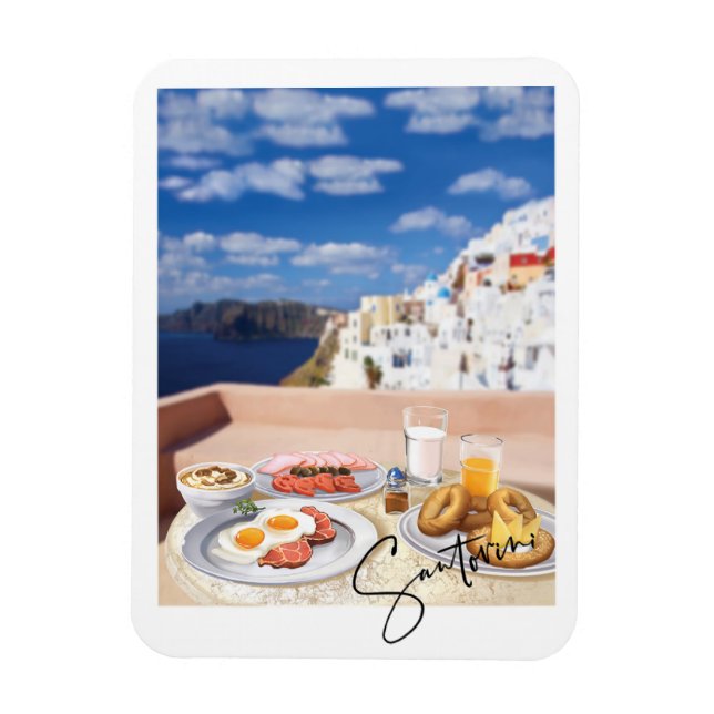 Imán Las Islas Griegas, Santorini (Vertical)