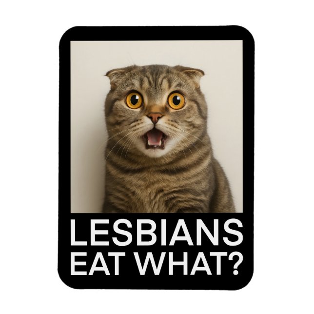 Imán Las lesbianas comen qué divertido (Vertical)
