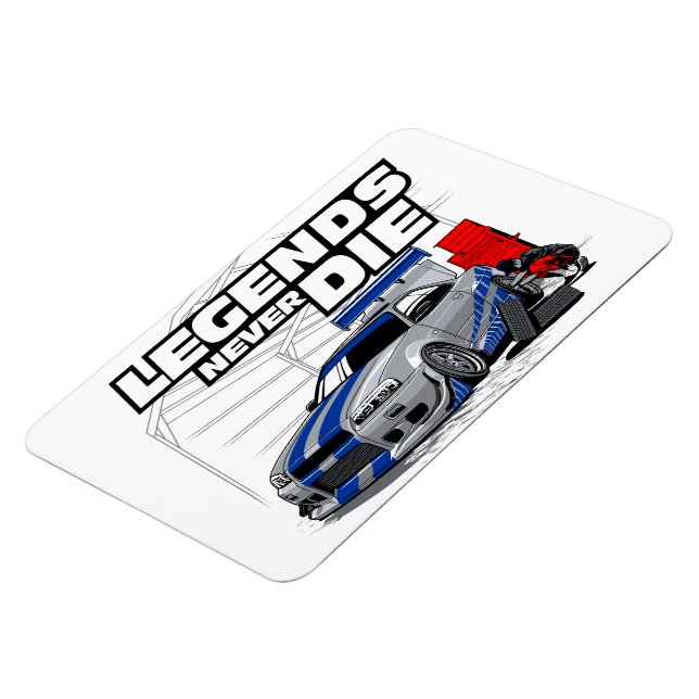 IMÁN ¡LAS LEYES DE LA LÍNEA DE ESQUÍ NUNCA MOREN! (Lado Izquierdo)