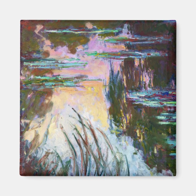 Imán Las Ligas De Agua, El Sol Claude Monet (Frente)