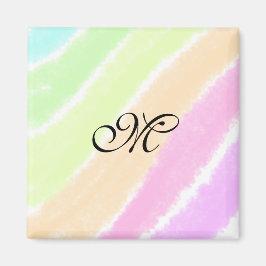 Imán Las líneas de color de arcoiris estriberas agregan