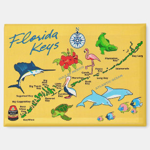 Imán Las Llaves de Florida