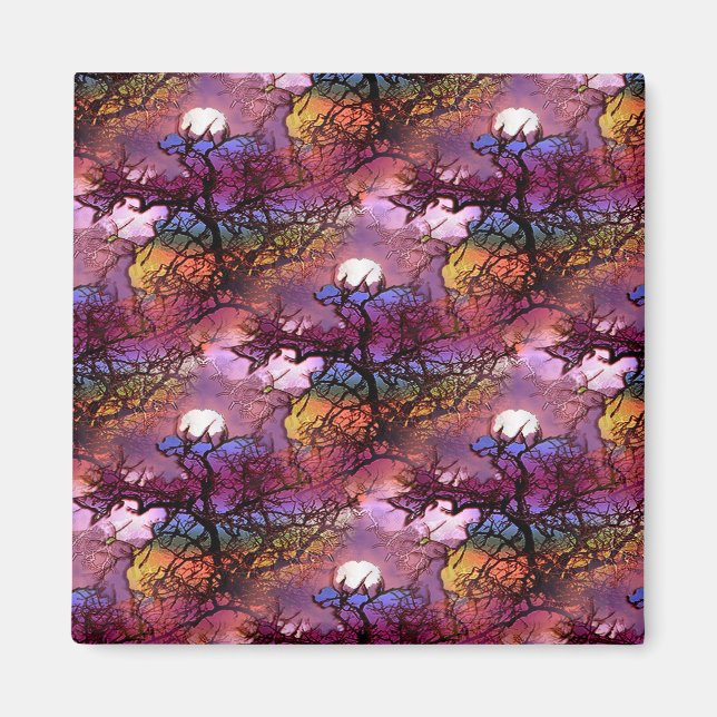 Imán Las lunas en los árboles...... (Frente)