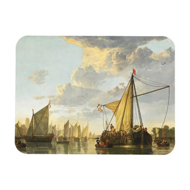 Imán Las maas en el Cuyp de Dordrecht Aelbert (Horizontal)
