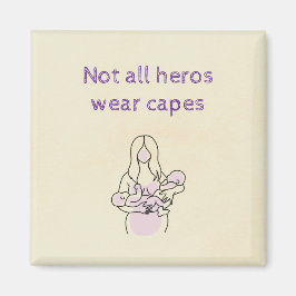 Imán Las madres gemelas son héroes