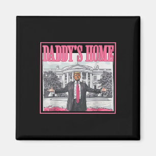 Imán Las manos de Trump frente a la casa de White Daddy