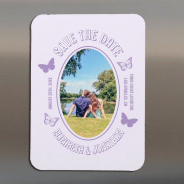 Imán Las Mariposas Púrpura Guardan La Fecha (Subido por el creador)