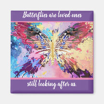 ¡Las mariposas son seres queridos que aún nos cuid