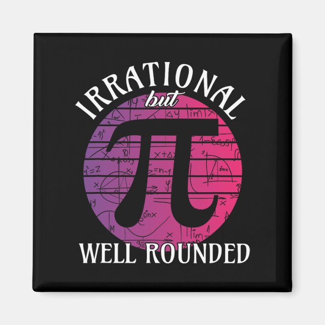 Imán Las Matemáticas De Las Mujeres Irracionales Pero B (Frente)