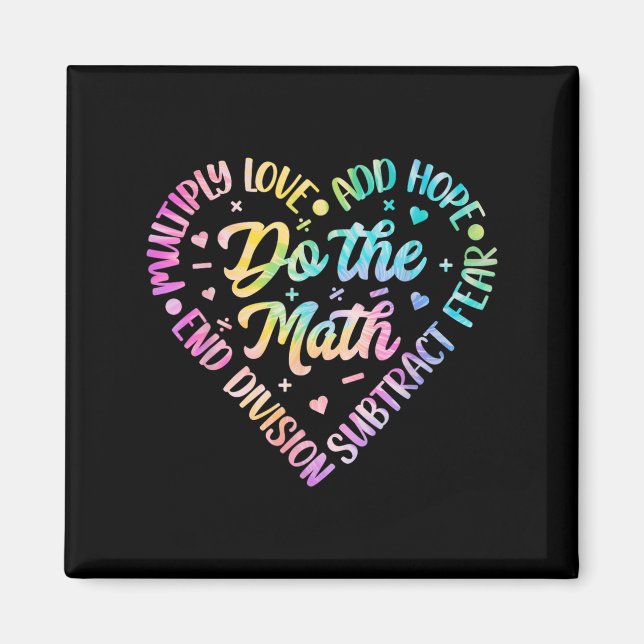 Imán ¿Las Matemáticas Multiplican El Amor Añaden Espera (Frente)