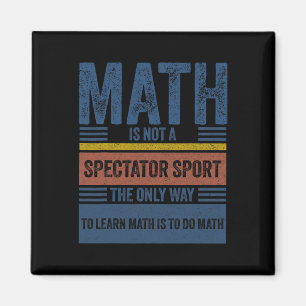 Imán Las Matemáticas Retro Vintage No Son Un Deporte De