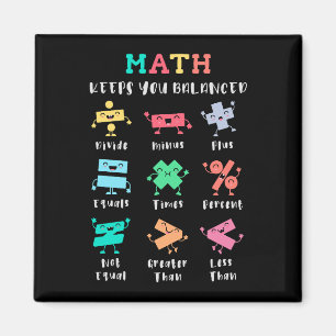Imán Las matemáticas te mantienen equilibrado
