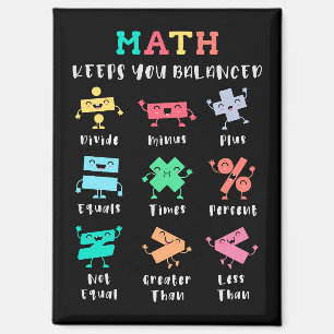 Imán Las matemáticas te mantienen equilibrado