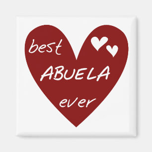 Imán Las mejores camisetas y regalos de Abuela del