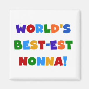 Imán Las mejores camisetas y regalos de color no-na del