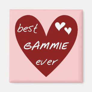 Imán Las mejores camisetas y regalos de Gammie del cora
