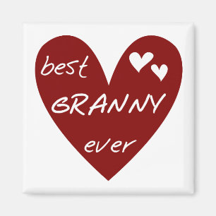 Imán Las mejores camisetas y regalos de la abuelita del