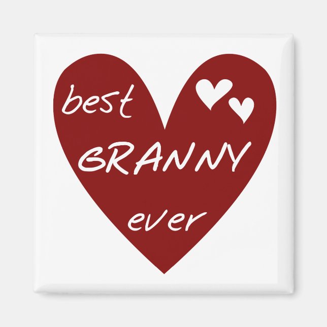 Imán Las mejores camisetas y regalos de la abuelita del (Frente)