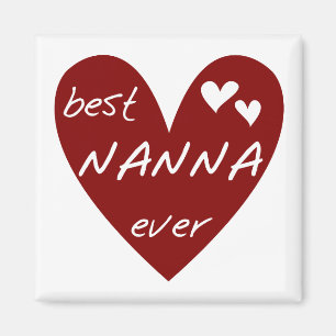 Imán Las mejores camisetas y regalos de Nanna del