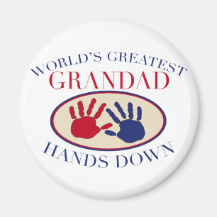 Imán Las mejores    manos del Grandad abajo