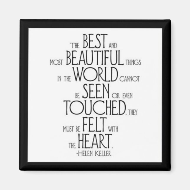 Imán "Las mejores y más bellas cosas" (Frente)