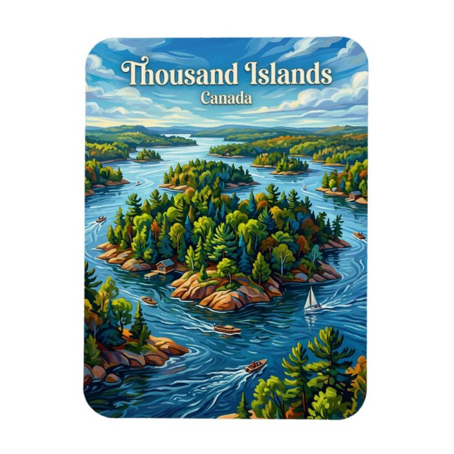 Imán Las Mil Islas Canadá (Vertical)