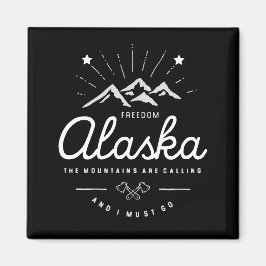 Imán Las montañas de Alaska están llamando Debo irme Mo