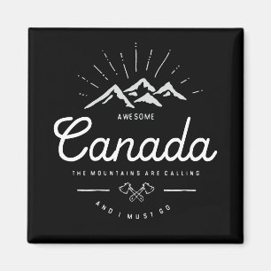 Imán Las montañas de Canadá dicen que debo irme a la os