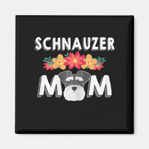 Imán Las mujeres adoran a la mamá Schnauzer que ama a l