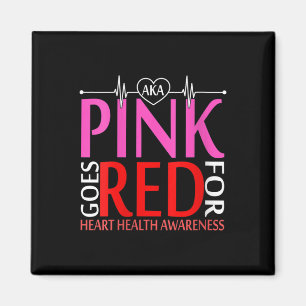 Imán Las Mujeres Aka Pink Se Ponen Rojas Para Los Conoc