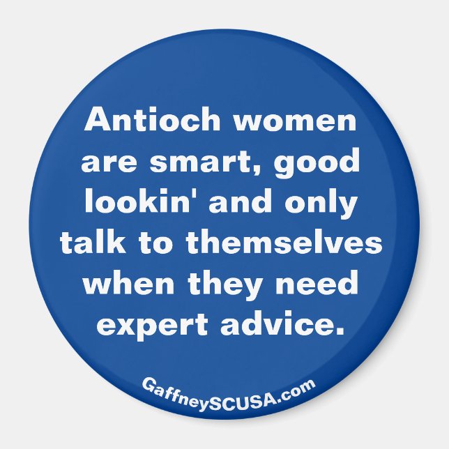 Imán Las mujeres antioch son... (Frente)