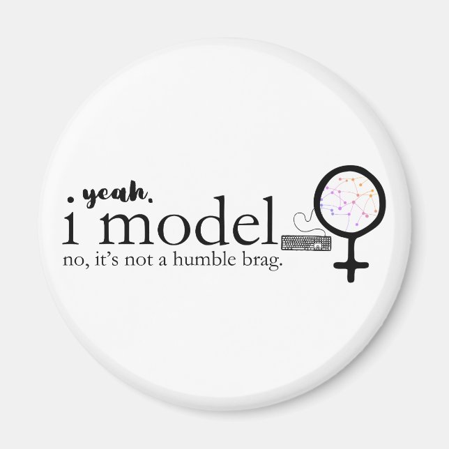 Imán Las Mujeres Modelo En La Tecnología (Frente)