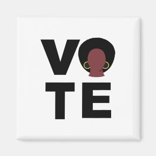 Imán Las mujeres negras votan por elecciones políticas 