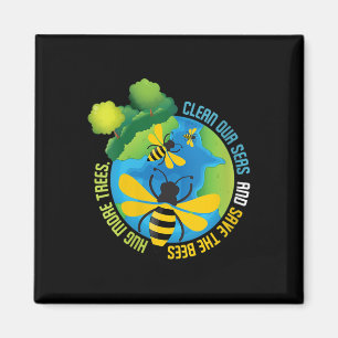 Imán Las mujeres salvan a las abejas - Protección del m