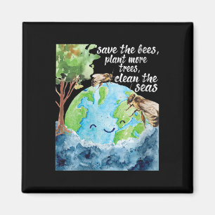 Imán Las mujeres salvan a las abejas - Protección del m