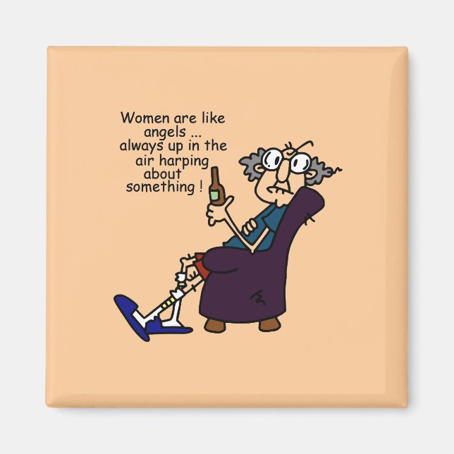 Imán Las Mujeres Son Como Los Ángeles (Frente)