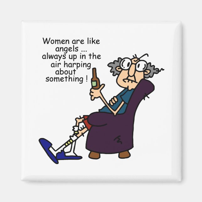 Imán Las Mujeres Son Como Los Ángeles (Frente)