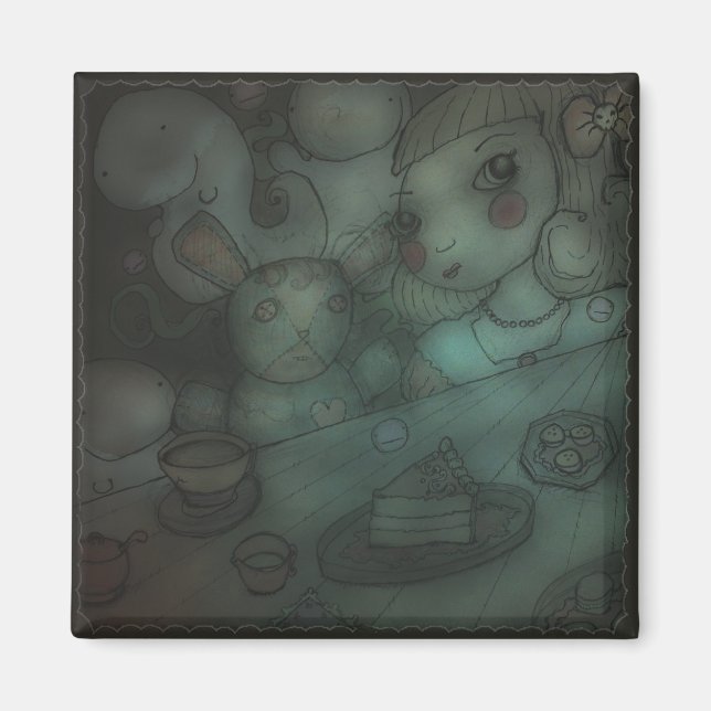 Imán las muñecas cobran vida: fiesta de té de muñecas (Frente)