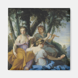 Imán Las musas, Clio, Euterpe y Thalia, c.1652-55