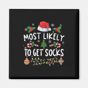 Imán Las Navidades Familiares Divertidas Pajamas Probab