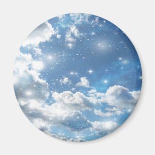 Imán Las nubes del cielo se esparcen