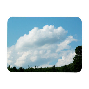 Imán Las nubes se encuentran con los árboles