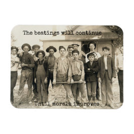 Imán Las palizas continuarán hasta que mejore la moral.