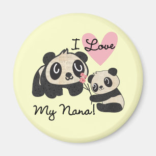 Imán Las pandas I aman a mi Nana