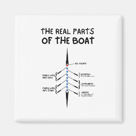 Imán Las partes reales del barco