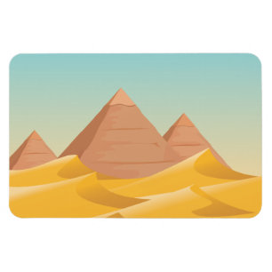 Imán Las pirámides egipcias son mitades antiguas en fo