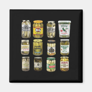 Imán Las pollitas con lata de vintage son divertidas y 