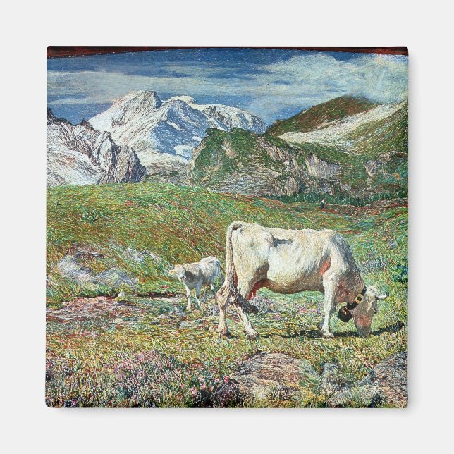 Imán Las praderas en primavera (Frente)